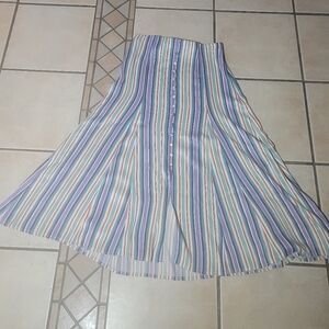 Maeve Striped Multicolor Women's Skirt